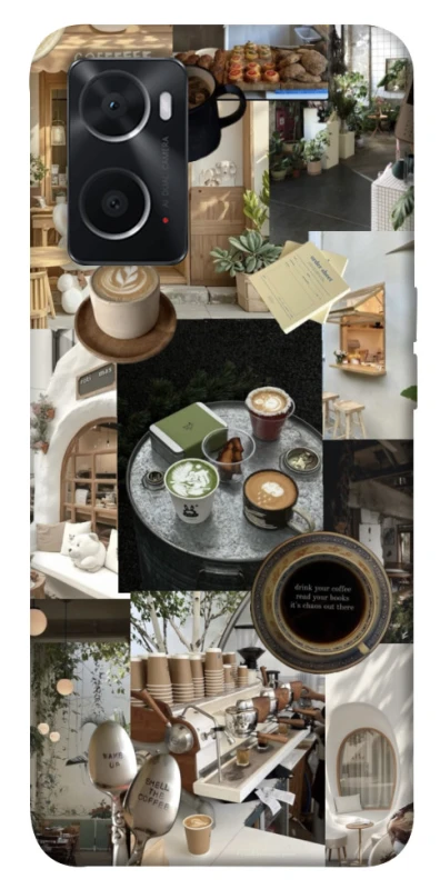 Чохол на Oppo A76 4G Coffee collage ver.4 фото 1 з 1