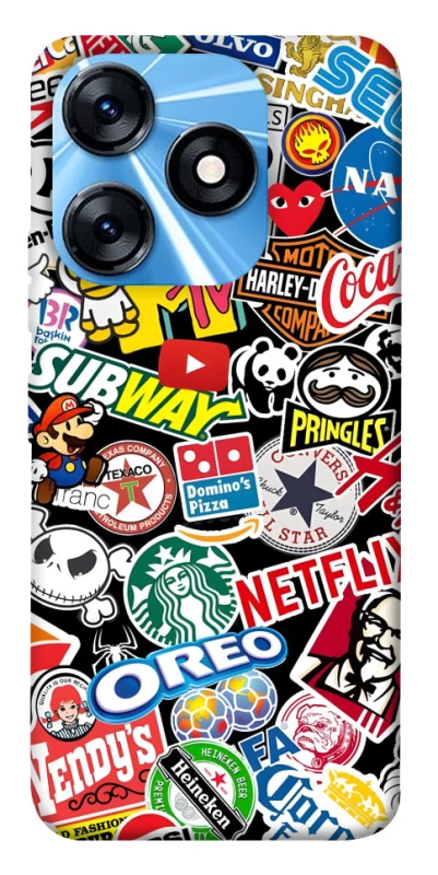 Чехол на TECNO Spark 10 brands фото 1 из 1