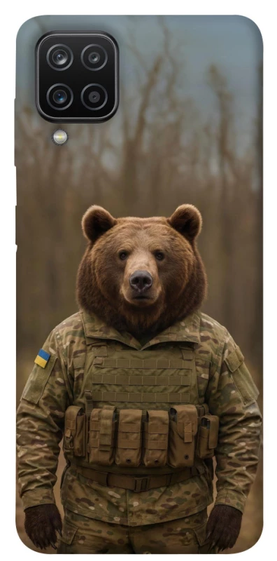 Чохол на Samsung Galaxy A12 Ведмідь захисник фото 1 з 1