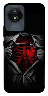 Чехол на Vivo Y02 Skeleton Heart фото 1 из 1