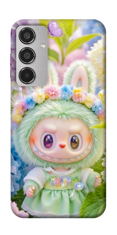 Чохол на Samsung Galaxy M35 Labubu & Flowers ver.2 фото 1 з 1