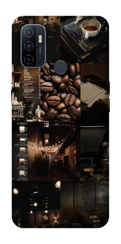 Чохол на Oppo A53 / A32 / A33 Coffee collage ver.1 фото 1 з 1