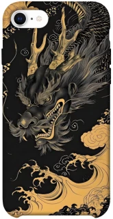 Чохол на Apple iPhone SE (2020) gold dragon фото 1 з 1