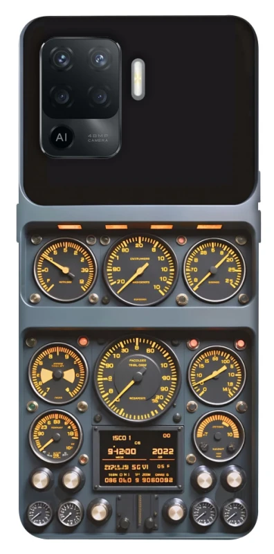Чохол на Oppo Reno 5 Lite Airplane instrument panel фото 1 з 1