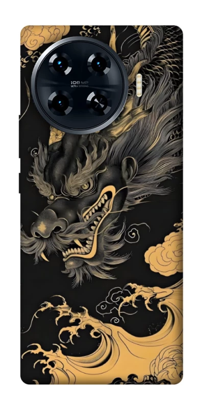 Чохол на TECNO Spark 20 Pro+ gold dragon фото 1 з 1