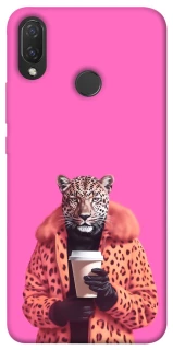 Чохол на Huawei P Smart+ (nova 3i) Леопард з кавою фото 1 з 1