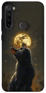 Чохол на Xiaomi Redmi Note 8T Кіт під місяцем v2 фото 1 з 1