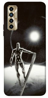 Чохол на TECNO Camon 17P Срібний серфер фото 1 з 1