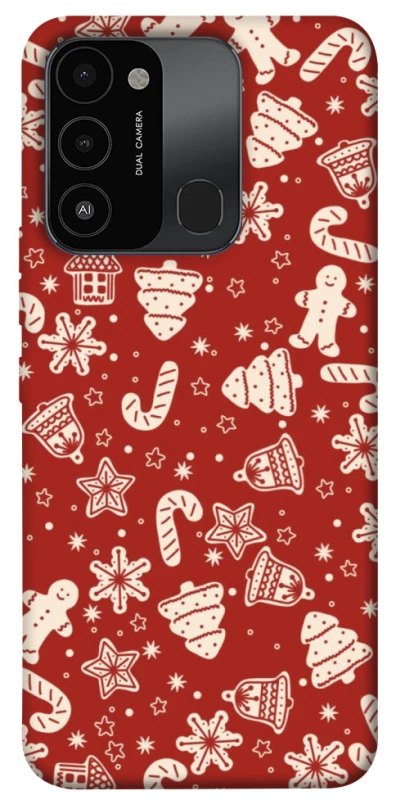 Чохол на TECNO Spark 8C Новорічний v3 фото 1 з 1