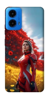 Чехол на Motorola Moto G45 Cyber space girl ver.5 фото 1 из 1