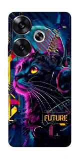 Чехол на Xiaomi Poco F6 Cyber Cat v2 фото 1 из 1