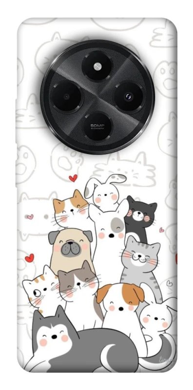 Чехол на Xiaomi Poco M7 Funny Pets фото 1 из 1