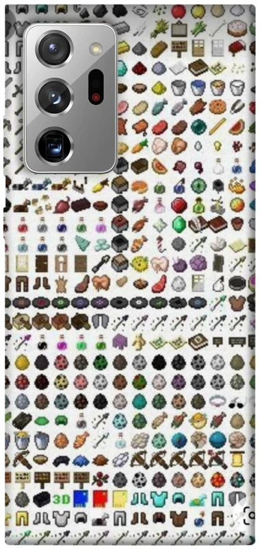 Чехол на Samsung Galaxy Note 20 Ultra Minecraft v2 фото 1 из 1