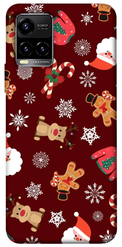 Чехол на Vivo Y21 / Y33s Новогодний v6 фото 1 из 1