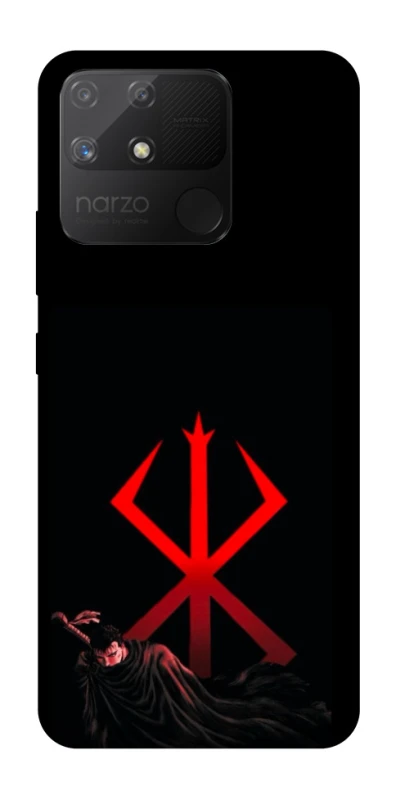 Чохол на Realme Narzo 50A Berserk Red Logo фото 1 з 1