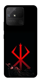Чохол на Realme Narzo 50A Berserk Red Logo фото 1 з 1