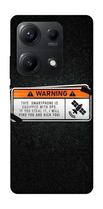 Чохол на Xiaomi Redmi Note 14S Warning фото 1 з 1