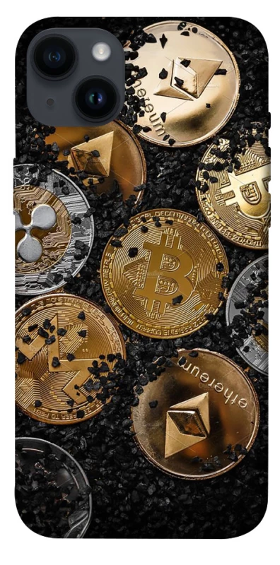 Чохол на Apple iPhone 14 Plus (6.7") Many coins v2 фото 1 з 1