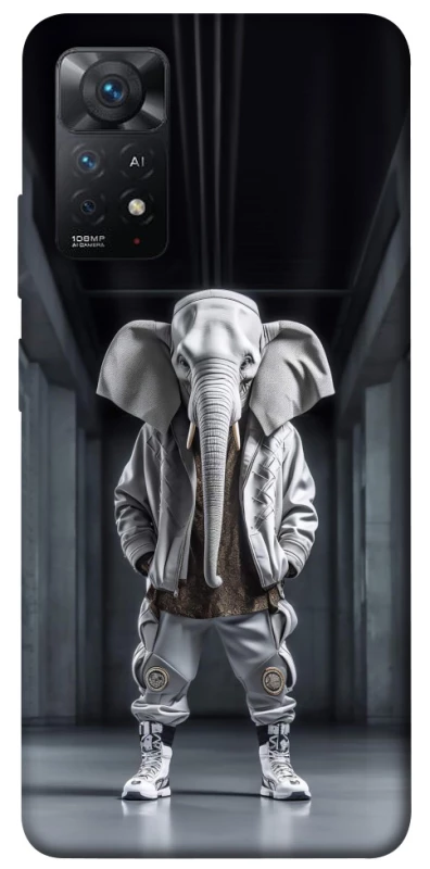 Чехол на Xiaomi Redmi Note 11 Pro 4G/5G Слон v2 фото 1 из 1