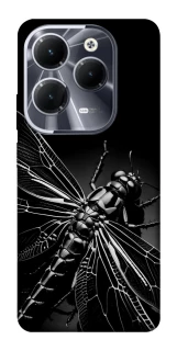 Чохол на Infinix Hot 40 Pro Black dragonfly фото 1 з 1