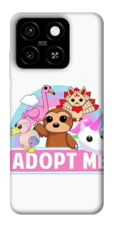 Чехол на ZTE Blade A55 4G Adopt Me Pets Logo фото 1 из 1
