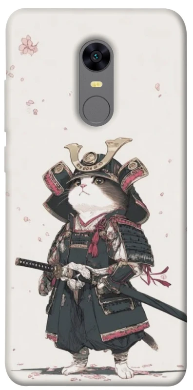 Чохол на Xiaomi Redmi 5 Plus / Redmi Note 5 (Single Camera) Samurai Cat Warrior фото 1 з 1