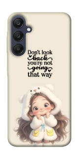Чехол на Samsung Galaxy A25 5G Don't look back фото 1 из 1