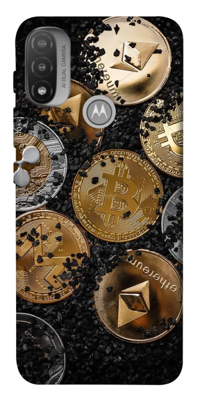 Чохол на Motorola Moto E20 Many coins v2 фото 1 з 1