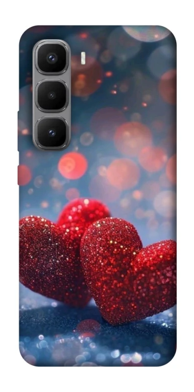 Чохол на Infinix Hot 60 Pro+ Red hearts фото 1 з 1