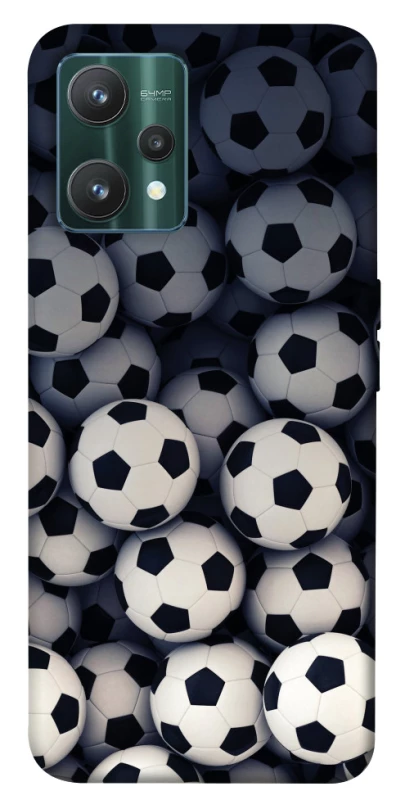 Чехол на Realme 9 Pro Футбольные мячи фото 1 из 1