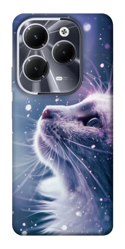 Чохол на Infinix Hot 40 Pro Snow cat фото 1 з 1