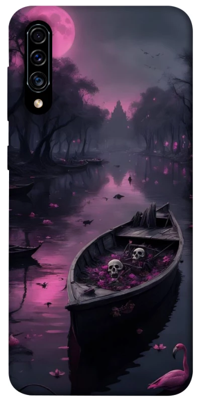 Чехол на Samsung Galaxy A50 (A505F) / A50s / A30s Boat and flamingo фото 1 из 1