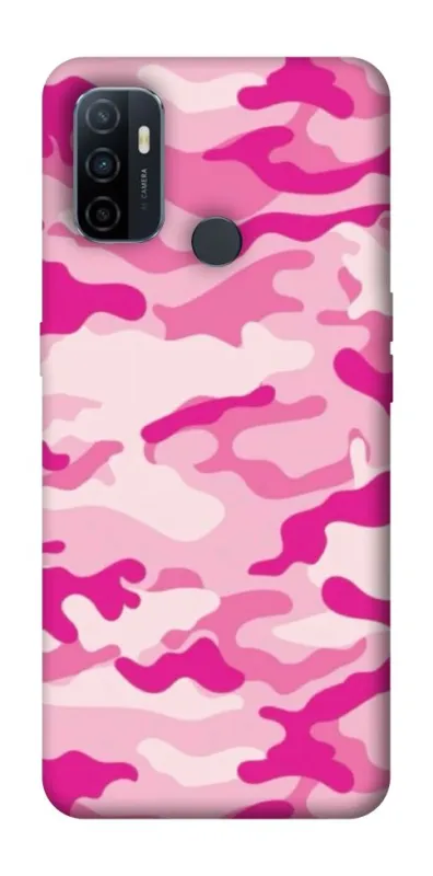 Чехол на Oppo A53 / A32 / A33 camouflage pink фото 1 из 1