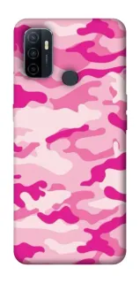 Чехол на Oppo A53 / A32 / A33 camouflage pink фото 1 из 1