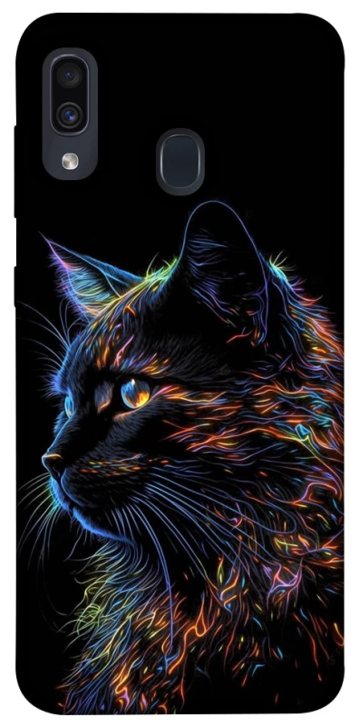 Чохол на Samsung Galaxy A20 / A30 Чорний кіт фото 1 з 1