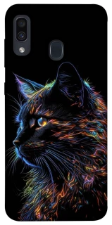 Чохол на Samsung Galaxy A20 / A30 Чорний кіт фото 1 з 1