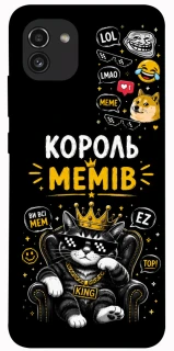 Чохол на Samsung Galaxy A03 Король мемів фото 1 з 1