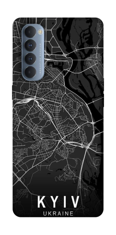 Чохол на Oppo Reno 4 Pro Kyiv map фото 1 з 1