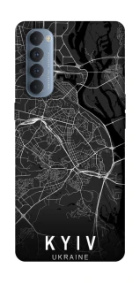 Чехол на Oppo Reno 4 Pro Kyiv map фото 1 из 1