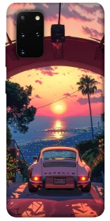 Чехол на Samsung Galaxy S20+ Porsche at sunset фото 1 из 1