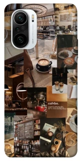 Чохол на Xiaomi Redmi K40 / K40 Pro / K40 Pro+ / Poco F3 Coffee collage ver.2 фото 1 з 1
