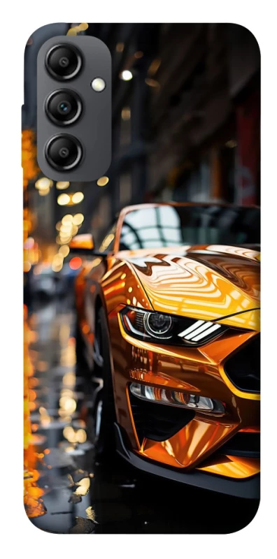 Чохол на Samsung Galaxy A14 4G/5G Golden sports car фото 1 з 1