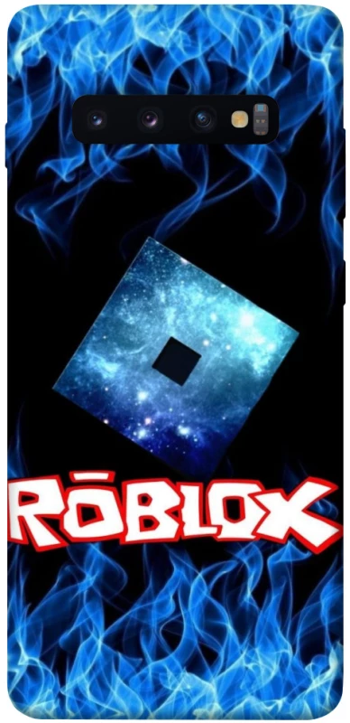 Чохол на Samsung Galaxy S10+ Roblox Galaxy Flame Logo фото 1 з 1