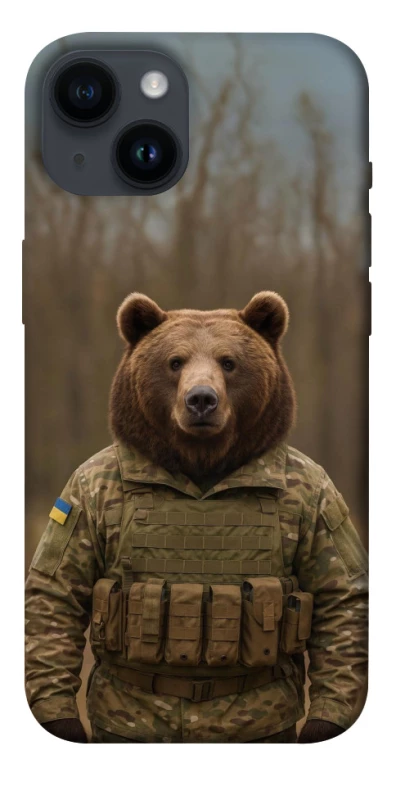Чохол на Apple iPhone 14 (6.1") Ведмідь захисник фото 1 з 1
