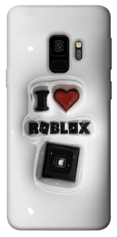 Чохол на Samsung Galaxy S9 I love Roblox фото 1 з 1