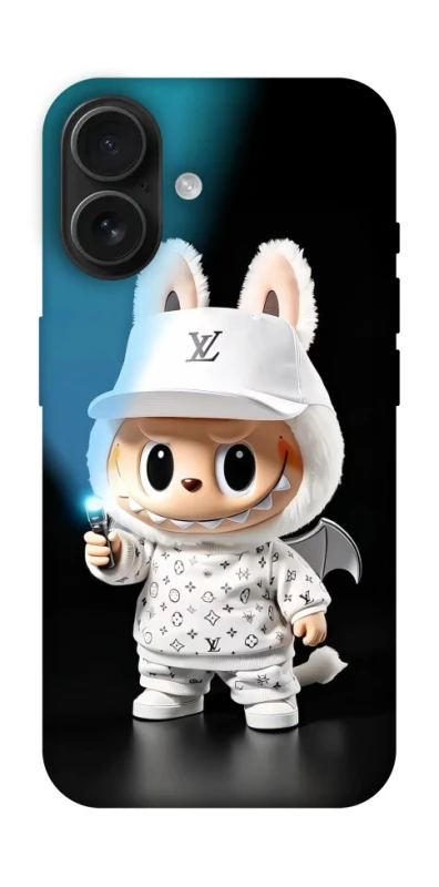 Чохол на Apple iPhone 16 Labubu with flashlight ver.1 фото 1 з 1