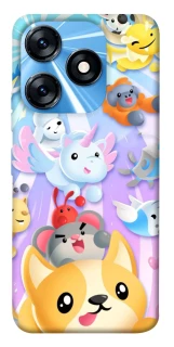 Чехол на TECNO Spark 10 Adopt Me Rainbow Pet Parade фото 1 из 1