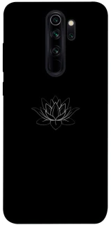 Чехол на Xiaomi Redmi Note 8 Pro Black Lotus фото 1 из 1