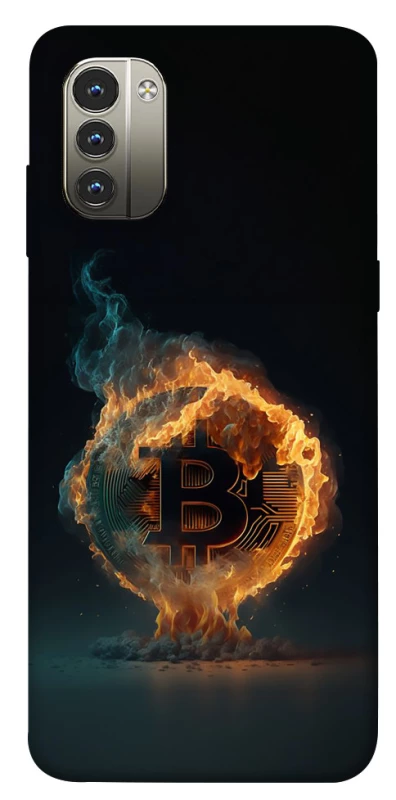 Чохол на Nokia G11 Fire Bitcoin фото 1 з 1