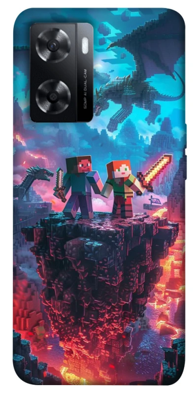 Чохол на Oppo A57s Minecraft v3 фото 1 з 1